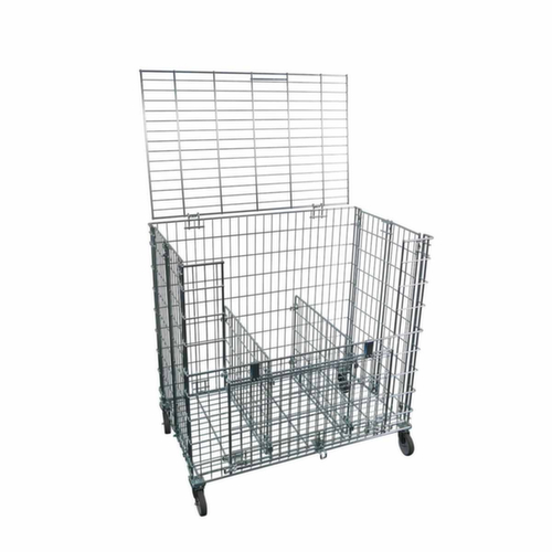 Vouwbare ballenwagen met laadklep aan de zijkant, draagvermogen 150 kg