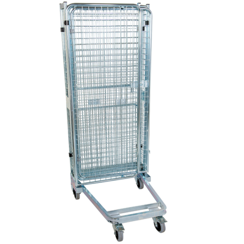 Nestbare veiligheidsrolcontainer nestainer®, draagvermogen 500 kg, lengte x breedte 820 x 725 mm