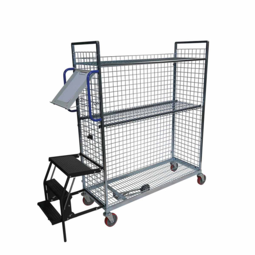 Pickwagen, draagvermogen 300 kg, 2 etages