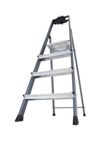 Krause Trapladder MONTO® Securo®, 4 treden met antislipprofiel
