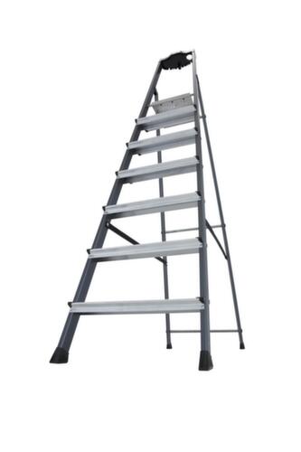 Krause Trapladder MONTO® Securo®, 7 treden met antislipprofiel