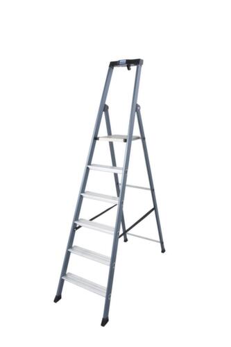 Krause Geëloxeerde trapladder MONTO® SePro S®, 6 treden met antislipprofiel