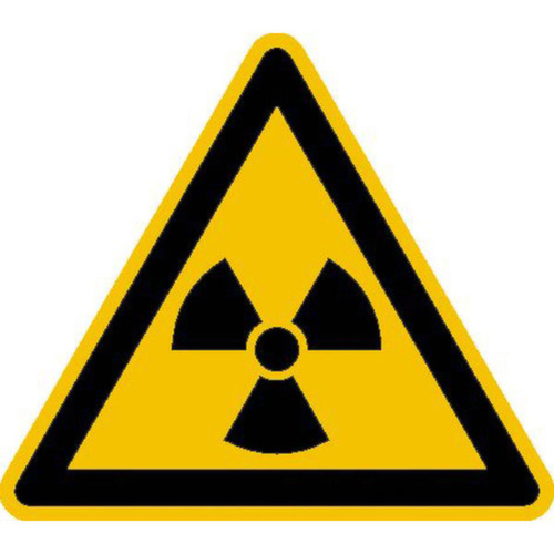 waarschuwingsbord SafetyMarking® voor radioactieve stoffen of ioniserende straling