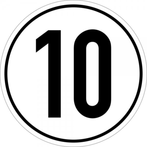 snelheidsbegrenzing SafetyMarking® 10 km/h volgens StVZO