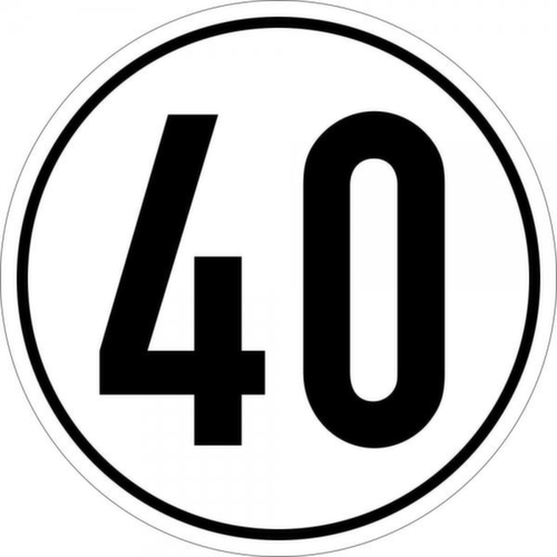 snelheidsbegrenzing SafetyMarking® 40 km/h volgens StVZO