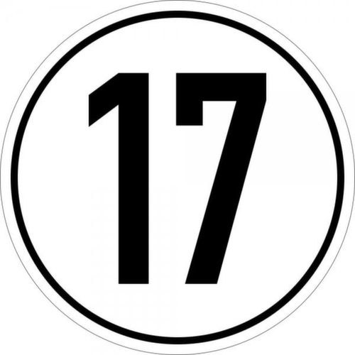 snelheidsbegrenzing SafetyMarking® 17 km/h volgens StVZO