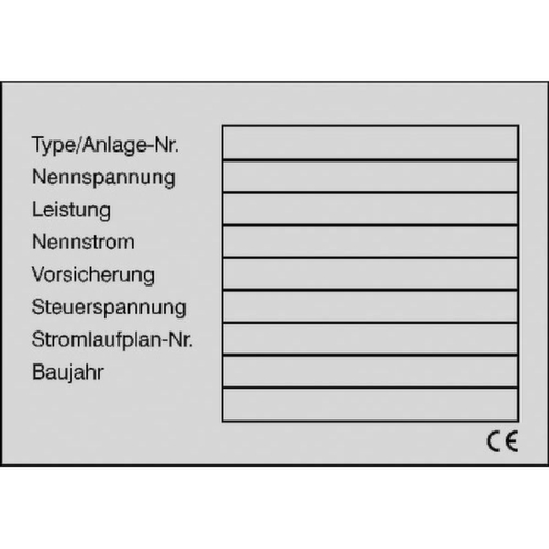 typeplaatje SafetyMarking®, "voor eigen tekst"