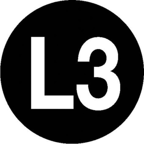 Waarschuwingsetiketten SafetyMarking®, "L3 (fase 3)"