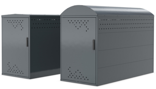 Fietsgarage BikeBox 1 G, aanbouwveld, breedte x diepte 850 x 2050 mm