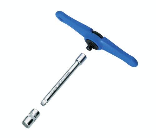 GEDORE 2093 U-3 T Ratel met kruisgreep 1/4" 140 mm