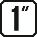 K 21 L 30 Krachtschroevendraaier bit 1" lang zeskant 30 mm