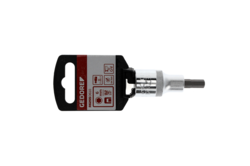 GEDORE R62550610 Schroevendraaierbit 1/2" 6 mm lengte 55 mm