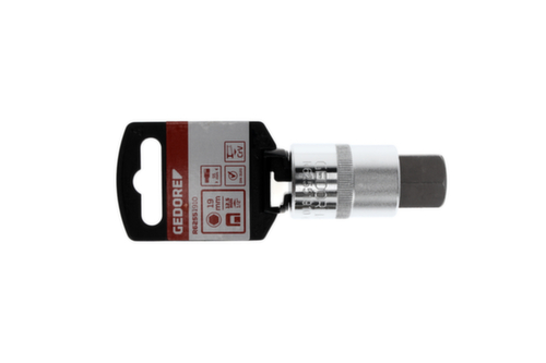 GEDORE RED R62551910 Schroevendraaierbit 1/2" 19 mm lengte 55 mm