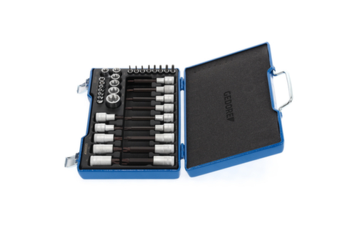 GEDORE 19 TX 20 Schroevendraaierset 1/2"+1/4" 34-delig TX