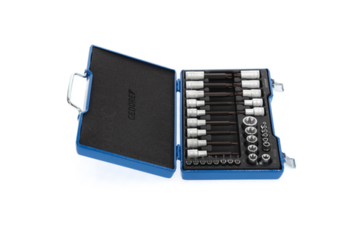 GEDORE 19 TX 20 Schroevendraaierset 1/2"+1/4" 34-delig TX