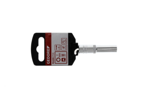 GEDORE RED R41000709 Dopsleutel 1/4" zeskant 7 mm lengte 50 mm