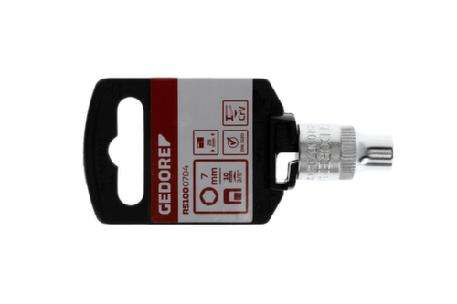 R51000704 Dopsleutel 3/8" zeskant 7 mm lengte 28 mm