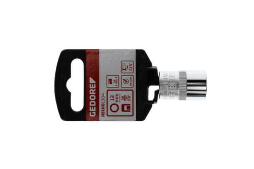 GEDORE RED R51001304 Dopsleutelbit 3/8" zeskant 13 mm lengte 28 mm