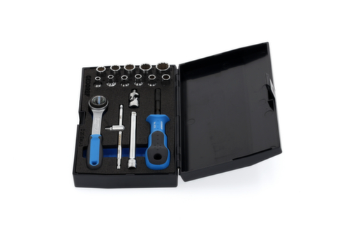 GEDORE D 20 EMU-3 Dopsleutelset 1/4" 17-delig UD profiel 4-13 mm