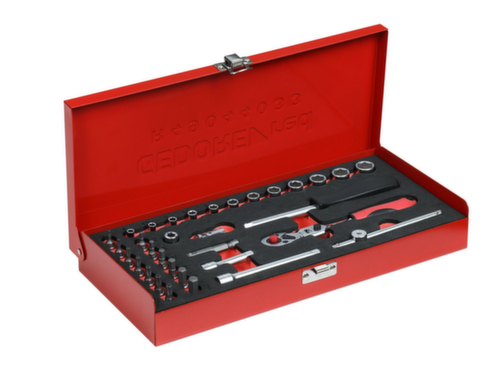 GEDORE R49044033 Dopsleutelset 1/4" 4-13mm 33 stuks