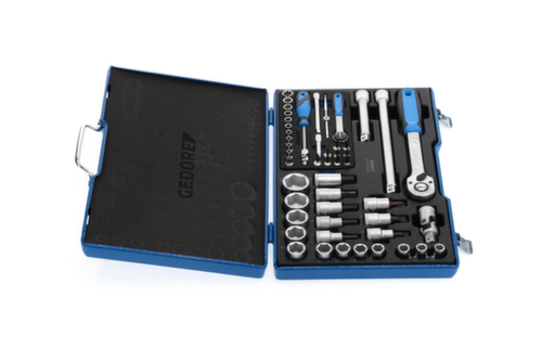 19 V20 U-10 Dopsleutelset 1/4"+1/2" 50-delig 4-30 mm