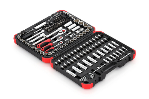 GEDORE R45603172 Dopsleutelset 1/4"+3/8"+1/2" 172 stuks