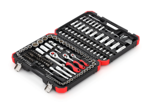 GEDORE R45603172 Dopsleutelset 1/4"+3/8"+1/2" 172 stuks