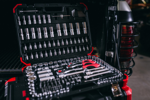 GEDORE R45603172 Dopsleutelset 1/4"+3/8"+1/2" 172 stuks