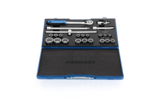 GEDORE D 19 EMU-20 Dopsleutelset 1/2"