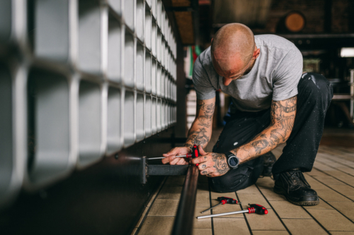 GEDORE R38672006 2C T-greep schroevendraaierset zeskant 2,5-8 mm