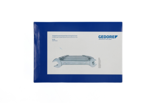 6-10 Dubbelsleutelset 10-delig 6-27 mm