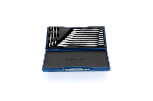 GEDORE 7 R-012 Set steeksleutels met ringratel 12 stuks 8-19 mm