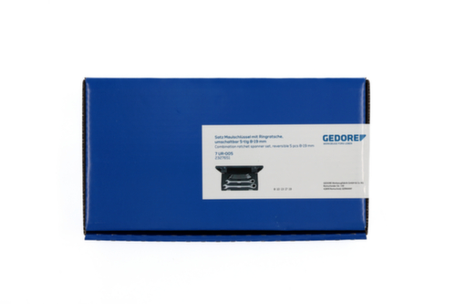 7 UR-005 Set steeksleutels met ringratel