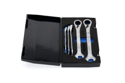 7 UR-005 Set steeksleutels met ringratel