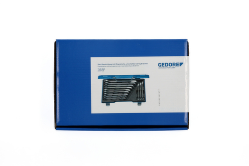 GEDORE 7 UR-012 Set steeksleutels met ringratel