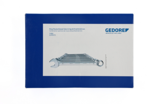 GEDORE 7-011 Combinatiesleutelset 11-delig UD profiel 8-22 mm