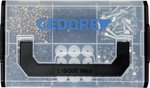 GEDORE 1102 L GEDORE L-BOXX Mini leeg incl. verdeler assortiment