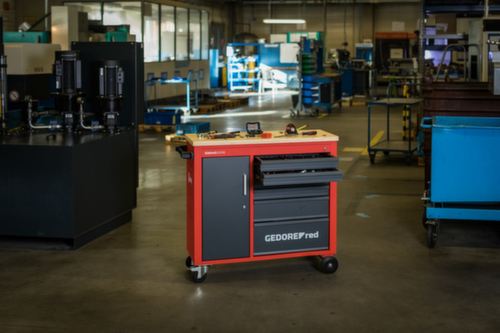 GEDORE R20400006 Werkplaatswagen MECHANIC PLUS + 6 laden 988x431x935 mm
