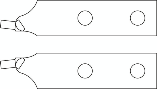 E-8000 A 5 Reservepuntenpaar recht Ø 3,5 mm
