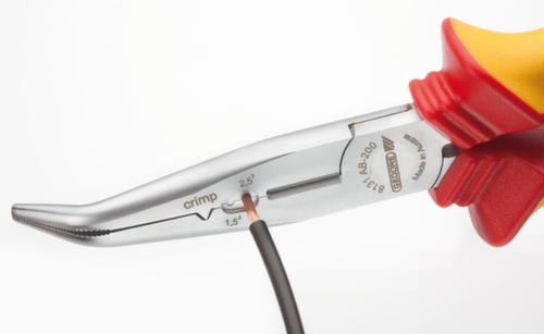 GEDORE SB VDE 8131 AB-200 H VDE multitooltang 200 mm hoekig Mantelisolatie