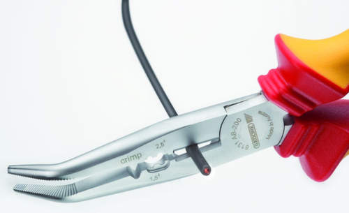 GEDORE SB VDE 8131 AB-200 H VDE multitooltang 200 mm hoekig Mantelisolatie