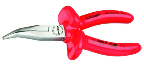 VDE 8132 AB-160 VDE tang met platte neus en dompelisolatie 160 mm