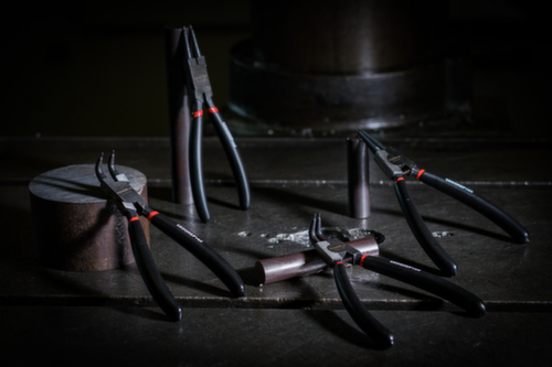 GEDORE R28002004 Borgveertangen set recht + haaks 90° 4 stuks