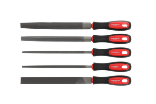 GEDORE R93000005 Vijlenset 3-kant + 4-kant + plat + rond + half 5-delig