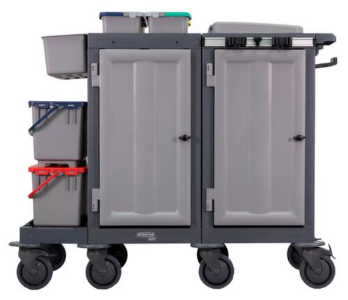 Gesloten reinigingswagen VariX - Box compact, 4x6 l emmer