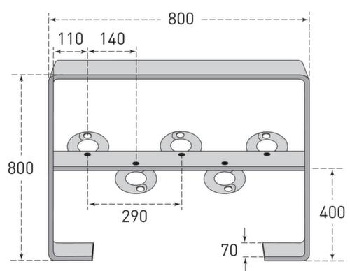 Moravia Fietsbeugel CITY GILA van platstaal