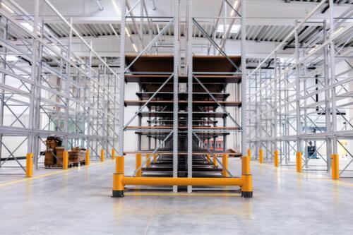 a.m.p.e.r.e. Aanrijdbeveiliging voor stelling Rack Mammut®, hoogte x lengte 400 x 1200 mm