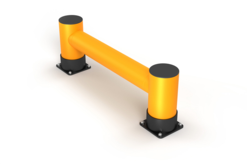 a.m.p.e.r.e. Aanrijdbeveiliging voor stelling Rack Mammut®, hoogte x lengte 400 x 1200 mm