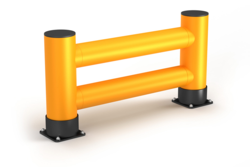 a.m.p.e.r.e. Aanrijdbeveiliging voor stelling Rack Mammut®, hoogte x lengte 600 x 1200 mm