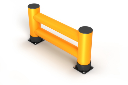 a.m.p.e.r.e. Aanrijdbeveiliging voor stelling Rack Mammut®, hoogte x lengte 600 x 1200 mm